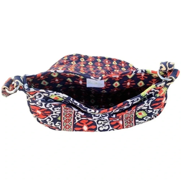 Vera Bradley Sun Valley RETIRED Print Crossbody Bag Southwest Orange Navy Sz OS - Picture 6 of 12